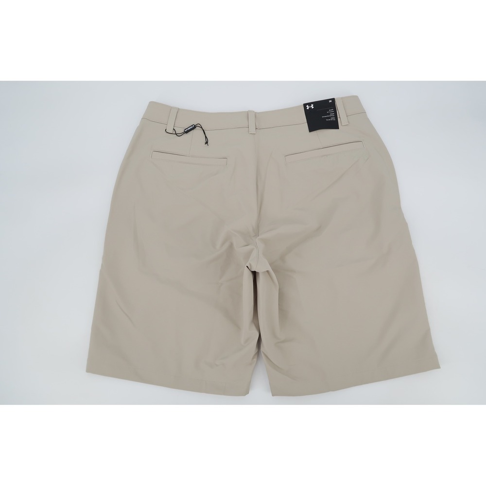 Under Armour Golf Shorts Mens 36 Khaki 10" Inseam Performance Stretch NEW